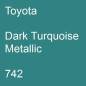 Preview: Toyota, Dark Turquoise Metallic, 742.